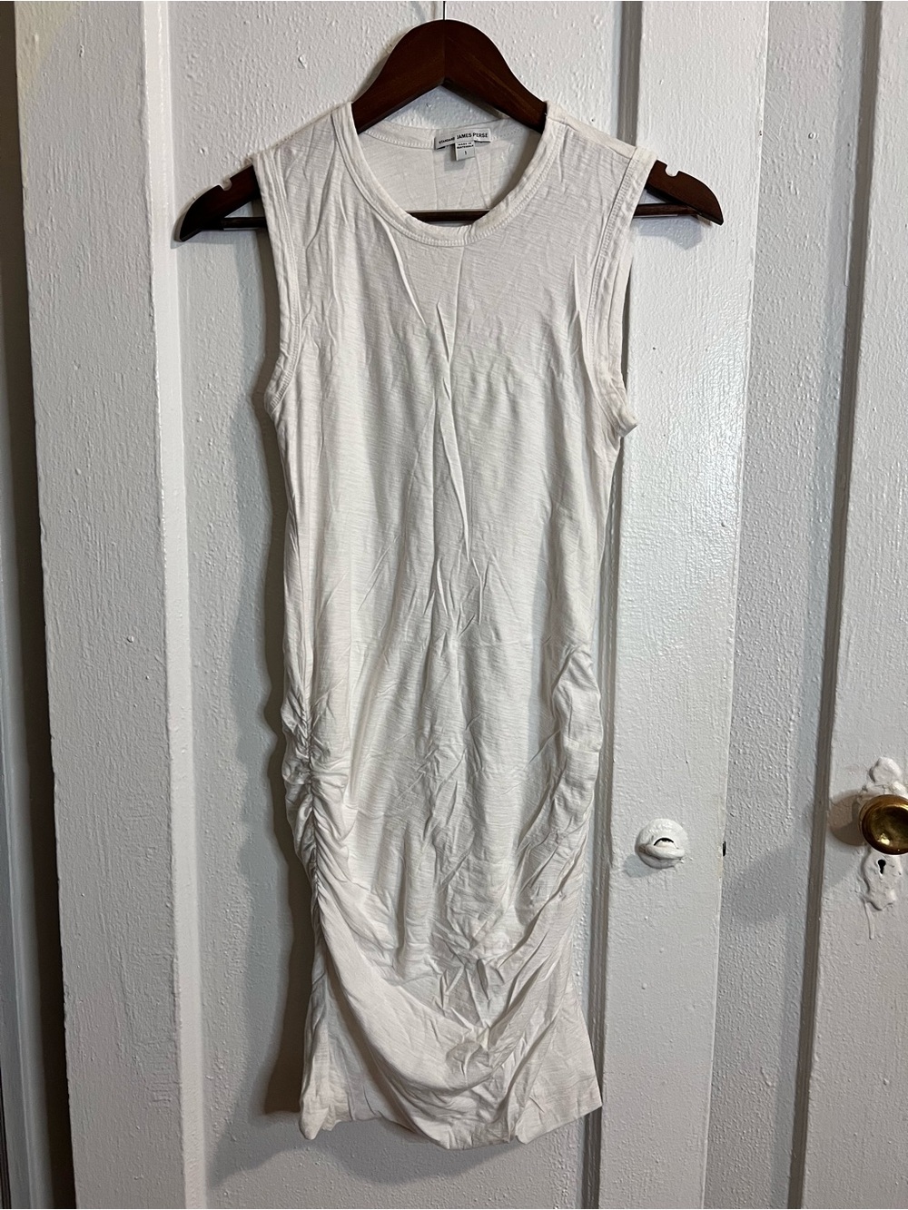 White crew neck T-shirt - Picture 9 of 12